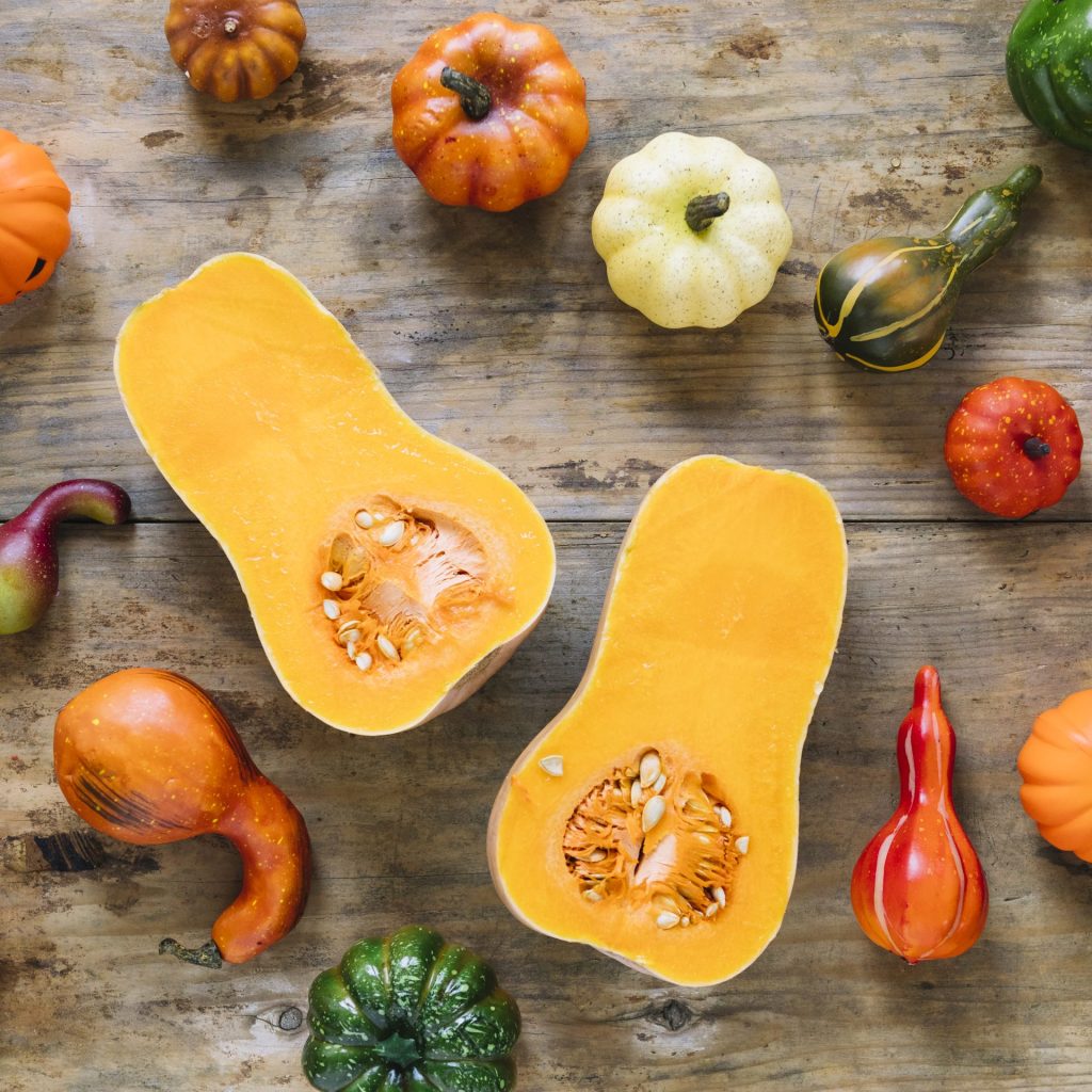 courge antioxydants et faible en calories.